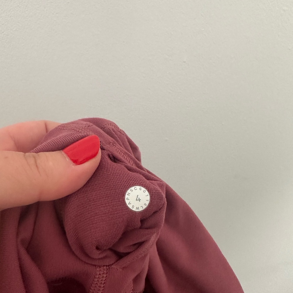 Lululemon Align Pant II 25" Misty Merlot High-Rise 4 Tights Yoga Pink Nulu 2019 - Picture 12 of 12